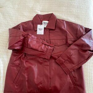 Princess Polly Oversized Faux Leather Jacket NWT